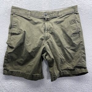 Amazon Essentials Shorts Mens 36 Green Active Business Employee Workwear Chore
